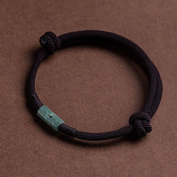 Unisex Luck Jade Red String Rope Bracelet - Lexians