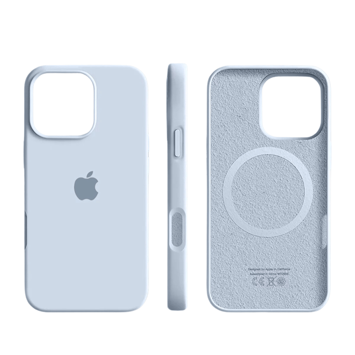 Durable unisex silicone iPhone case, MagSafe compatible & magnetic. Provides slim protection for your phone.