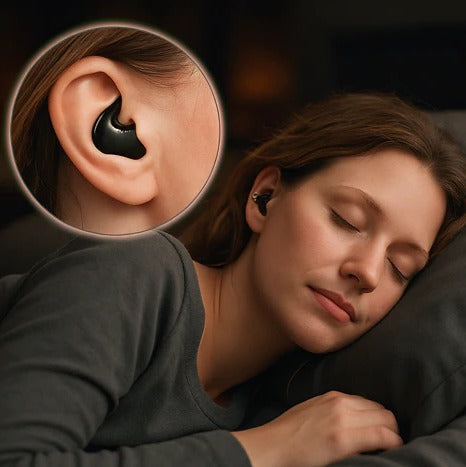 Waterproof mini Bluetooth headphones, ideal for sports & workouts. Durable wireless in-ear earbuds.