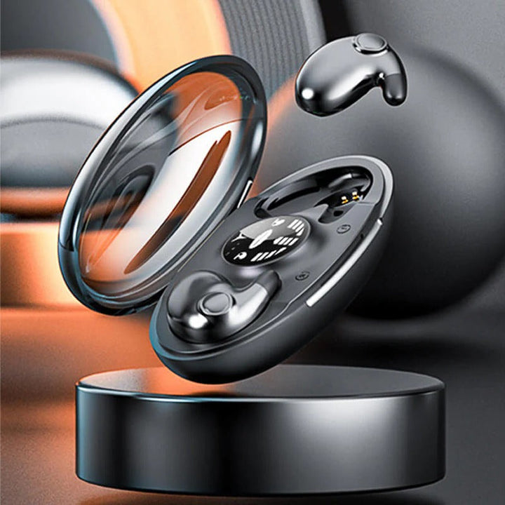 Compact & lightweight mini Bluetooth earbuds, ergonomic in-ear design for comfortable, extended wear.