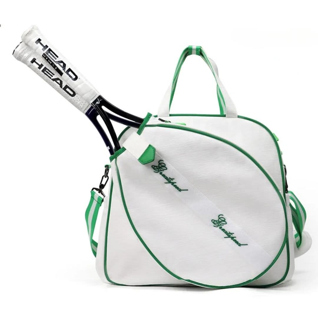 Unisex multi-compartment tennis & padel racket bag, ideal for athletic gear storage on court or travel.
