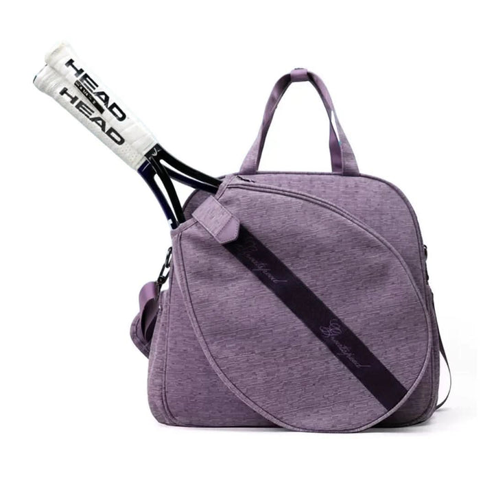 Spacious unisex sports bag with multiple compartments for tennis/padel rackets, shoes & court accessories.