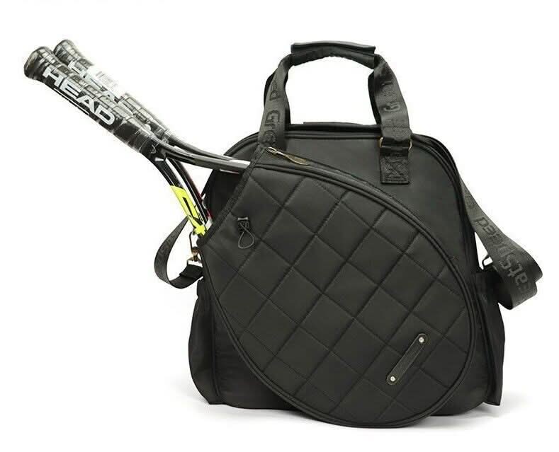 Versatile racket bag for tennis and padel, offering secure multi-compartment storage for all your sporting goods.