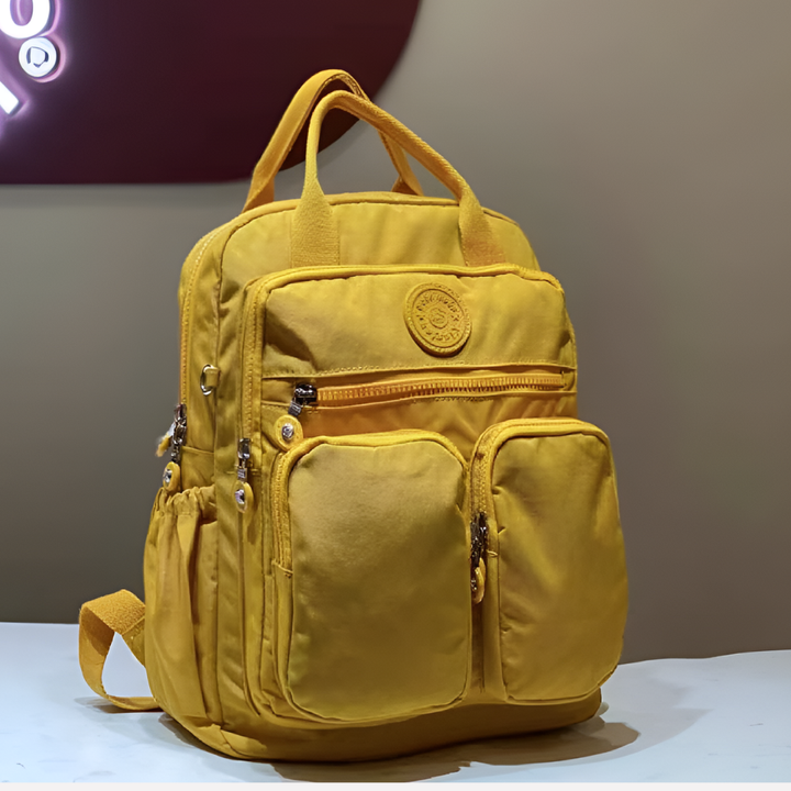 Durable everyday unisex multi-pocket backpack, perfect for daily commute and carrying essentials.