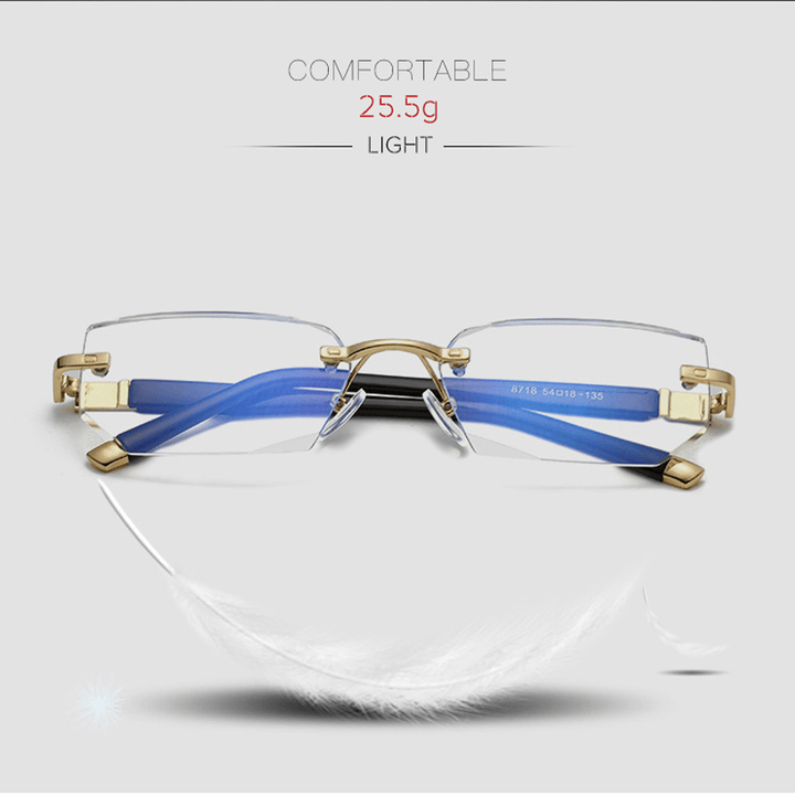 Clear vision unisex multifocal progressive reading glasses, anti-blue light for digital screens.