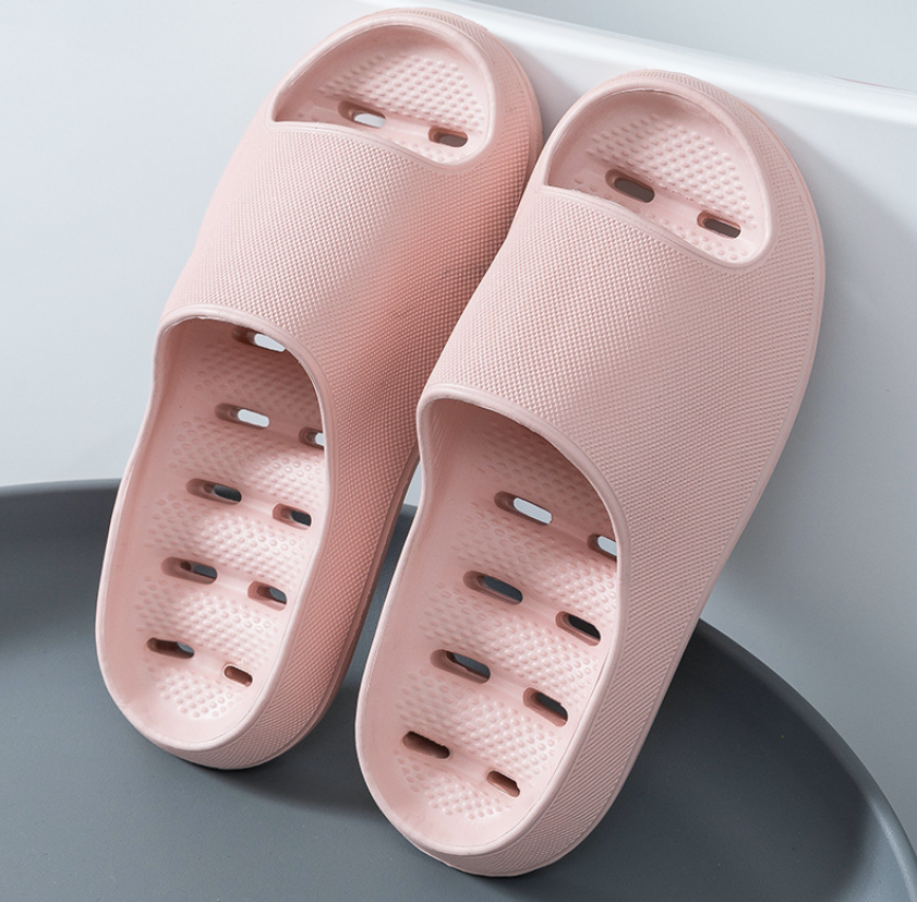 Unisex non-slip cloud cushion bathroom slippers in a vibrant color, perfect for shower, spa, or home comfort.