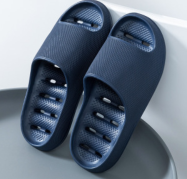 Pair of unisex non-slip bath slippers, ideal for safe and comfortable walking in the shower, spa, or around home.