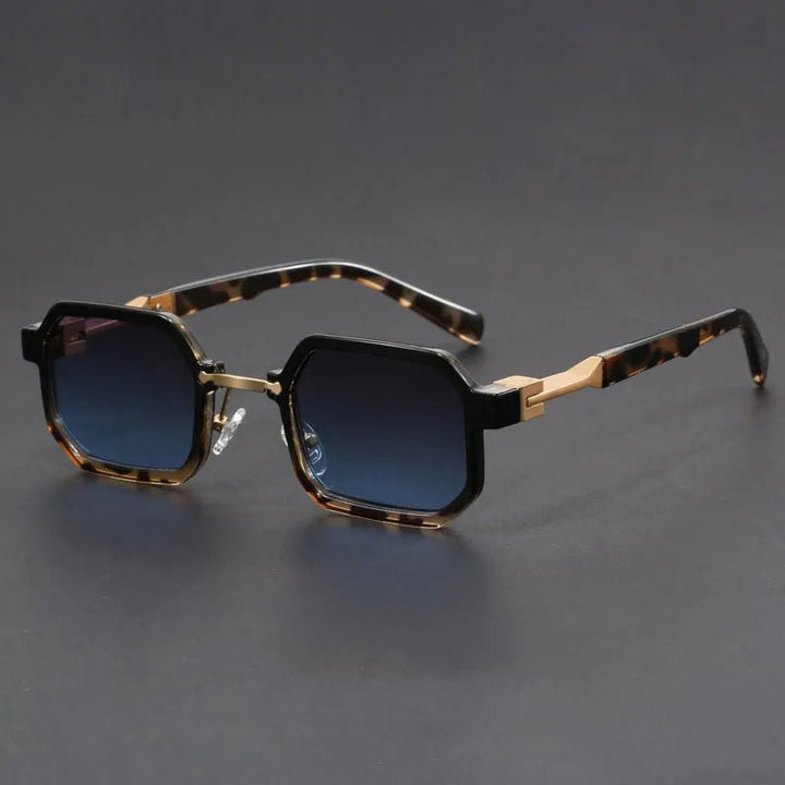 Acetate matte octagon sunglasses. Stylish unisex eyewear with full UV protection.