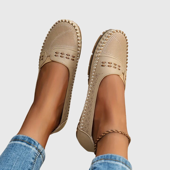 Arch support detail in unisex orthopedic comfort shoes, ideal for pain relief & foot health.