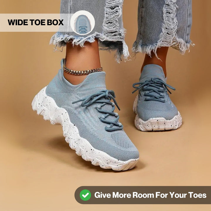 Comprehensive orthopedic footwear kit for unisex use, includes supportive shoes, socks, and insoles.