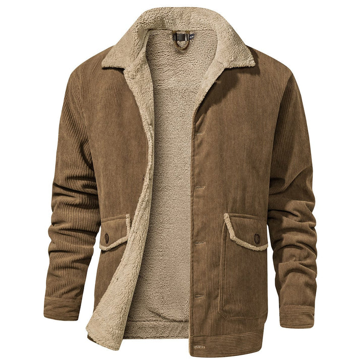 Close-up of the durable, weatherproof fabric on a Unisex Outdoor Adventure Jacket