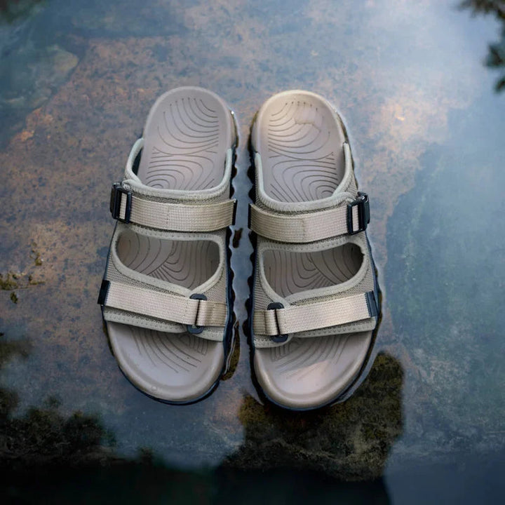 Bottom view of Unisex Outdoor Adventure Sandals, non-slip sole for outdoor adventures