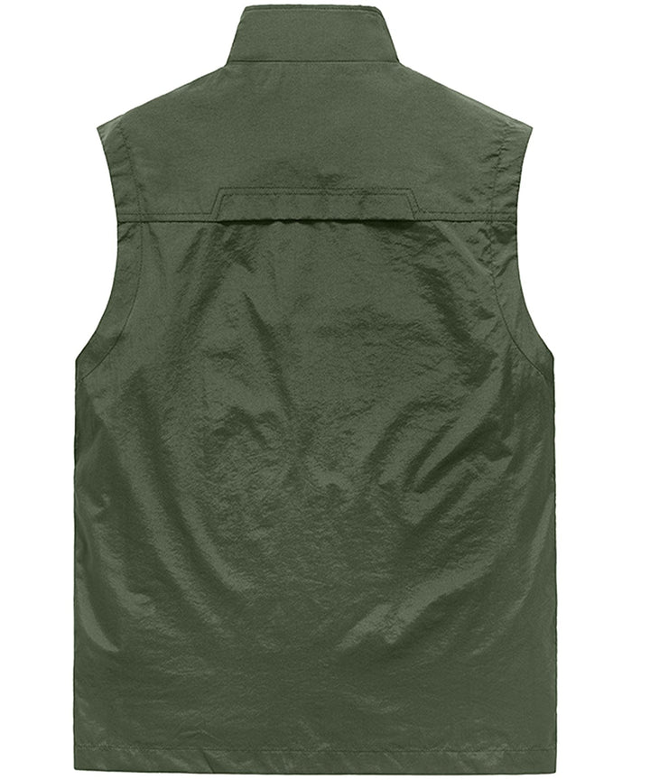 Practical multi-pocket outdoor vest, suitable for both men and women, perfect for various activities.