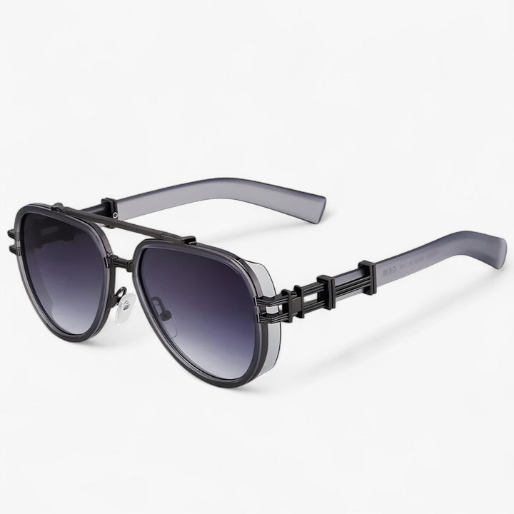 Essential fashion accessory: oversized Steampunk polarized sunglasses, UV400 protection & glare reduction.