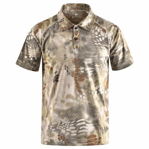 Unisex Performance Quick-Dry Polo Shirt, short sleeve, ideal for casual wear or tactical use