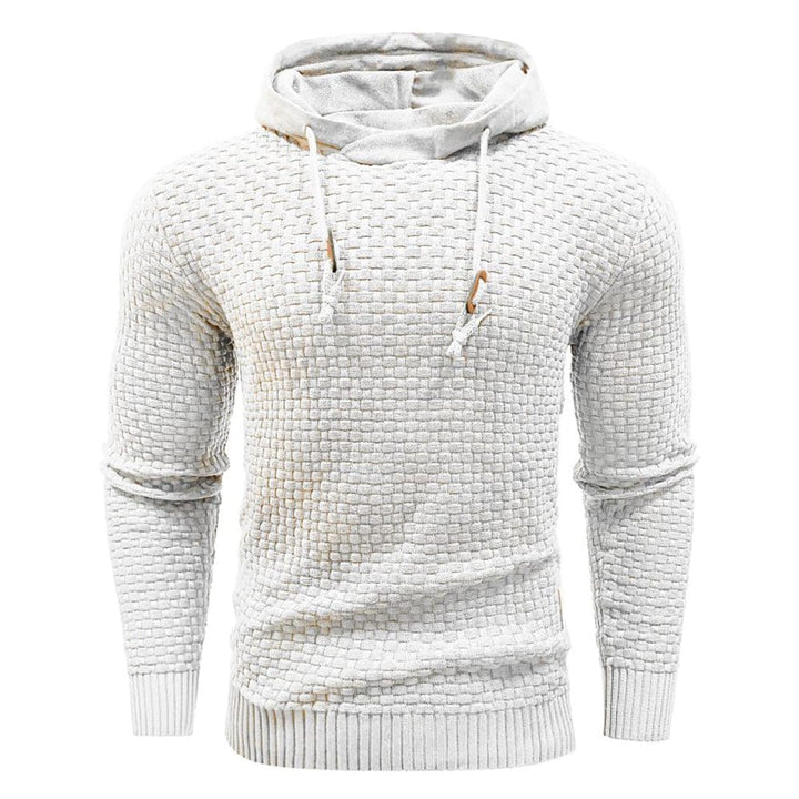 Unisex Phantom Casual Fleece Hoodie in white, crisp and clean addition to any wardrobe