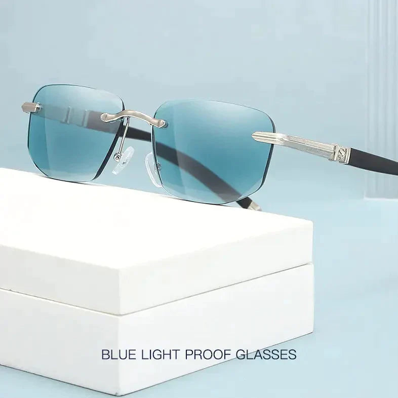 Unisex photochromic anti-blue light reading & sunglasses for vision aid & digital eye strain protection.