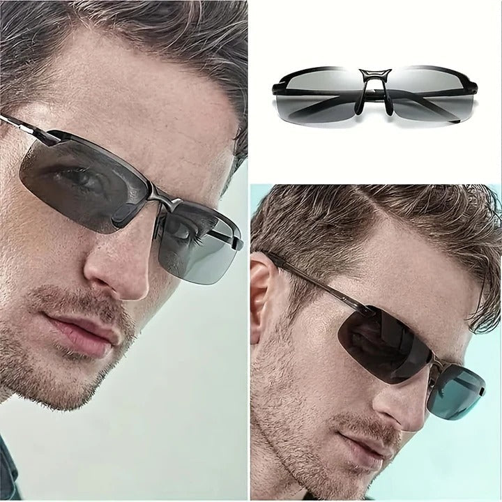 Adaptive photochromic polarized unisex sunglasses. Excellent UV protection, glare reduction & eye comfort for all activities.