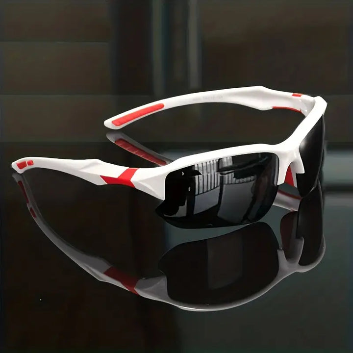 Cycling & running sunglasses: Unisex polarized with UV protection, reducing glare for peak outdoor performance.