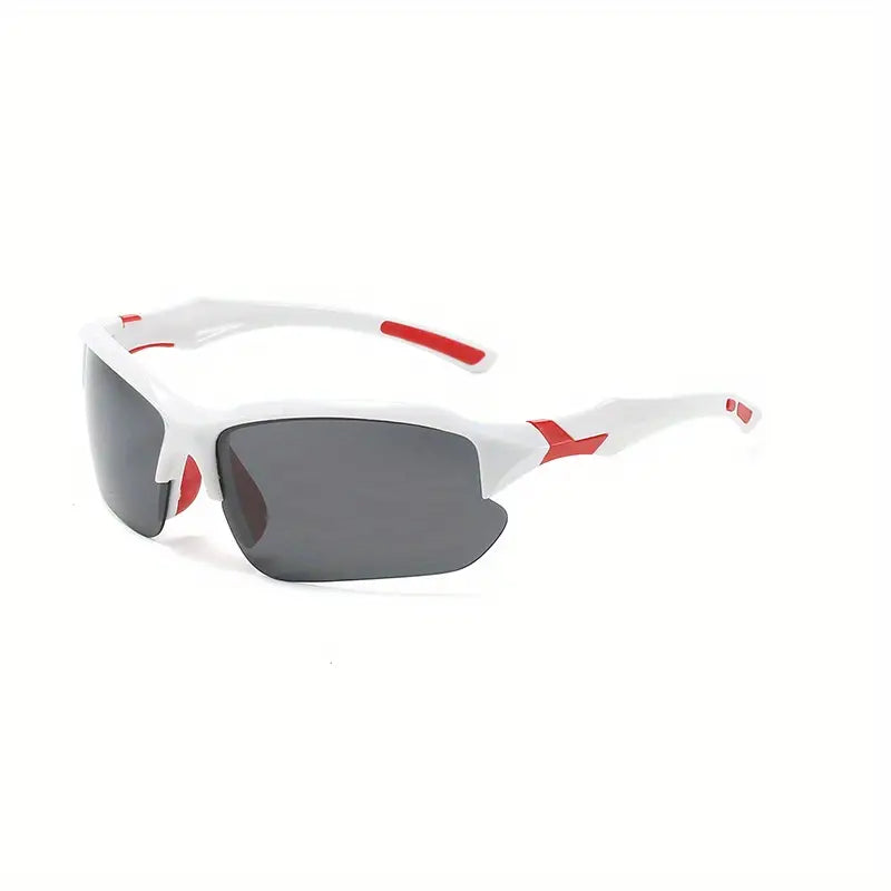 Polarized sport sunglasses, unisex design. UV protection & glare reduction for cycling, running & outdoor use.