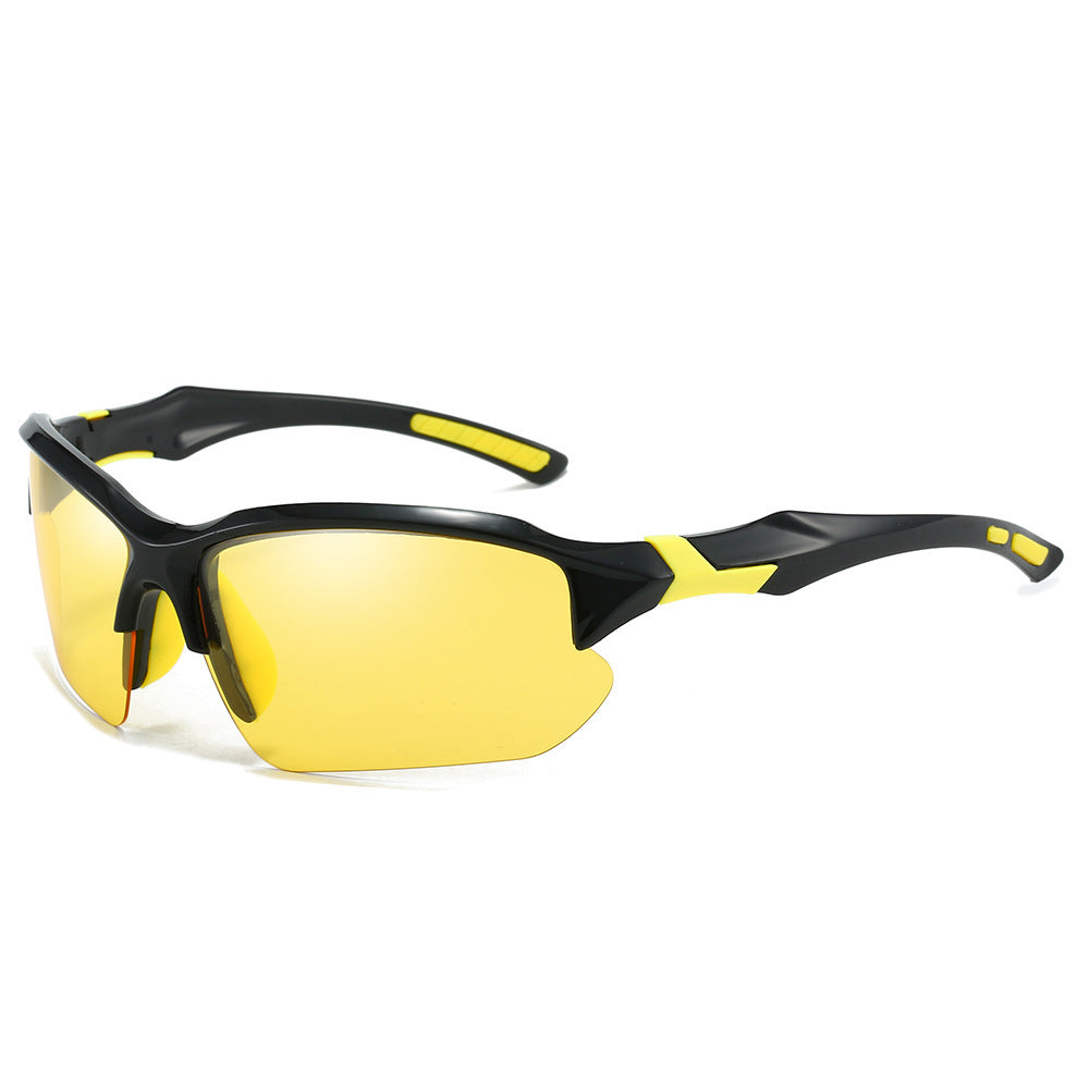 Driving eyewear, unisex polarized anti-glare lenses, essential UV protection.