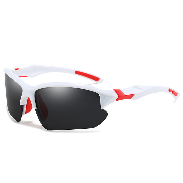 Running sunglasses with polarized lenses, UV protection, ideal for active lifestyles.