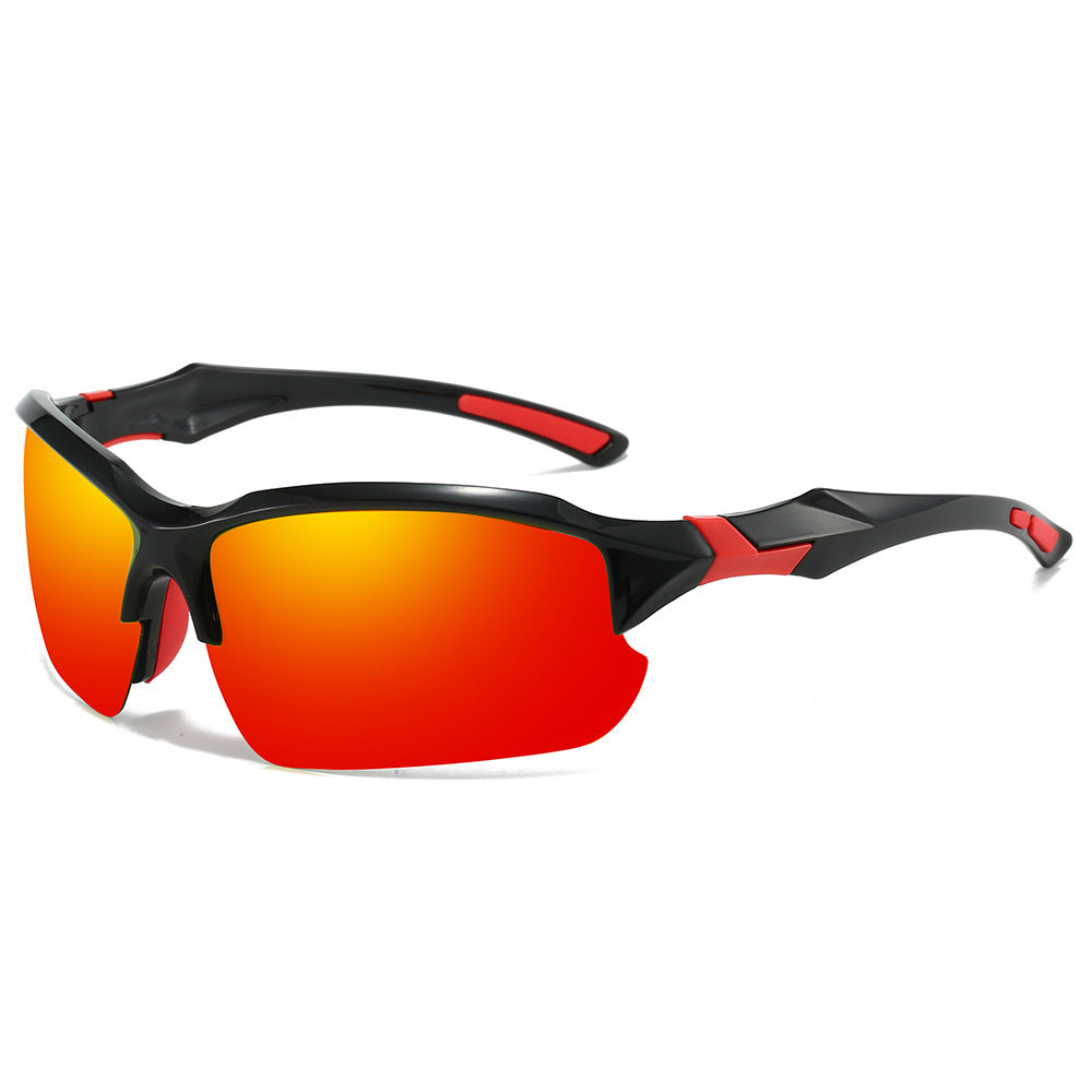 Stylish unisex athletic gear, polarized lenses for superior outdoor vision.