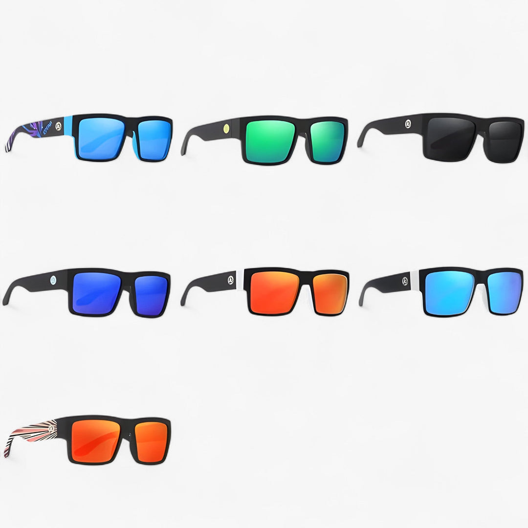 Protect your eyes with Stratos polarized sports sunglasses. Windproof, UV protection, anti-glare for all outdoor activities.