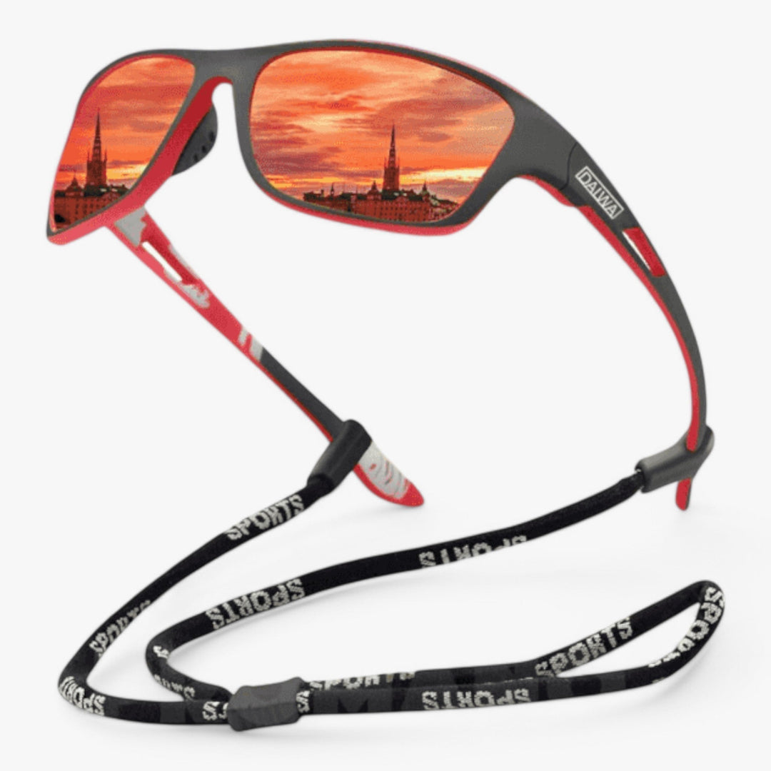 Unisex polarized sports sunglasses with UV protection for running, cycling, and hiking. Scratch-resistant outdoor eyewear.