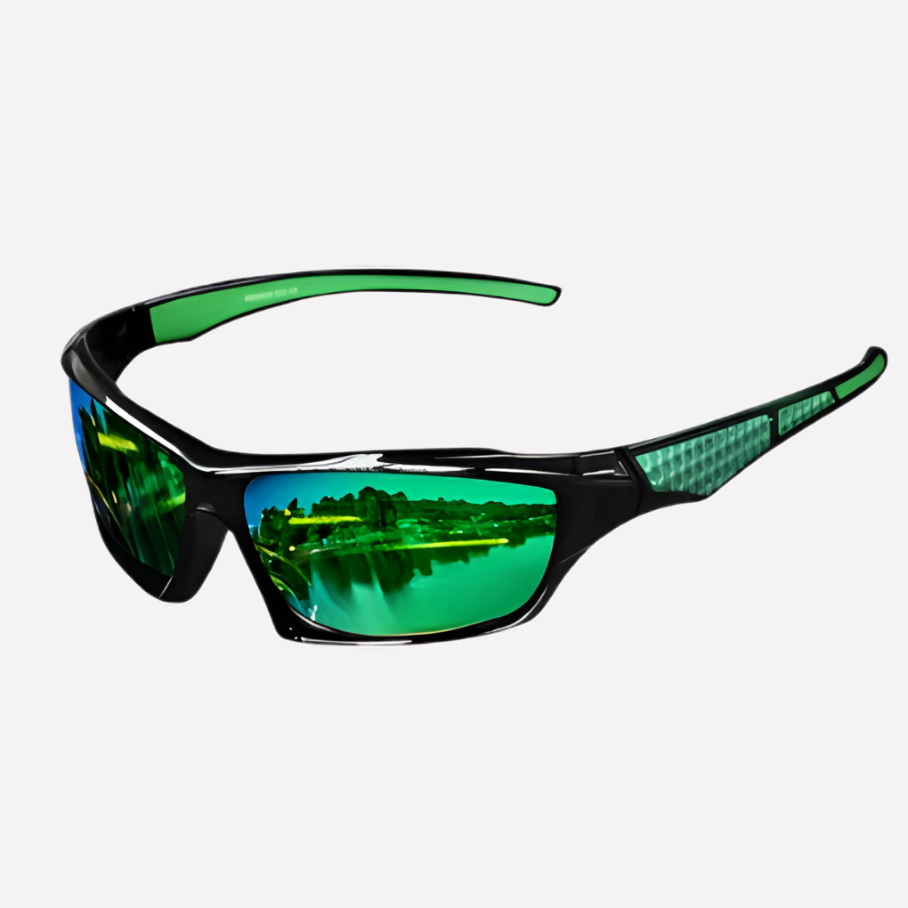 Unisex sport eyewear with polarized lenses & UV400 protection. Excellent glare reduction for all outdoor activities.