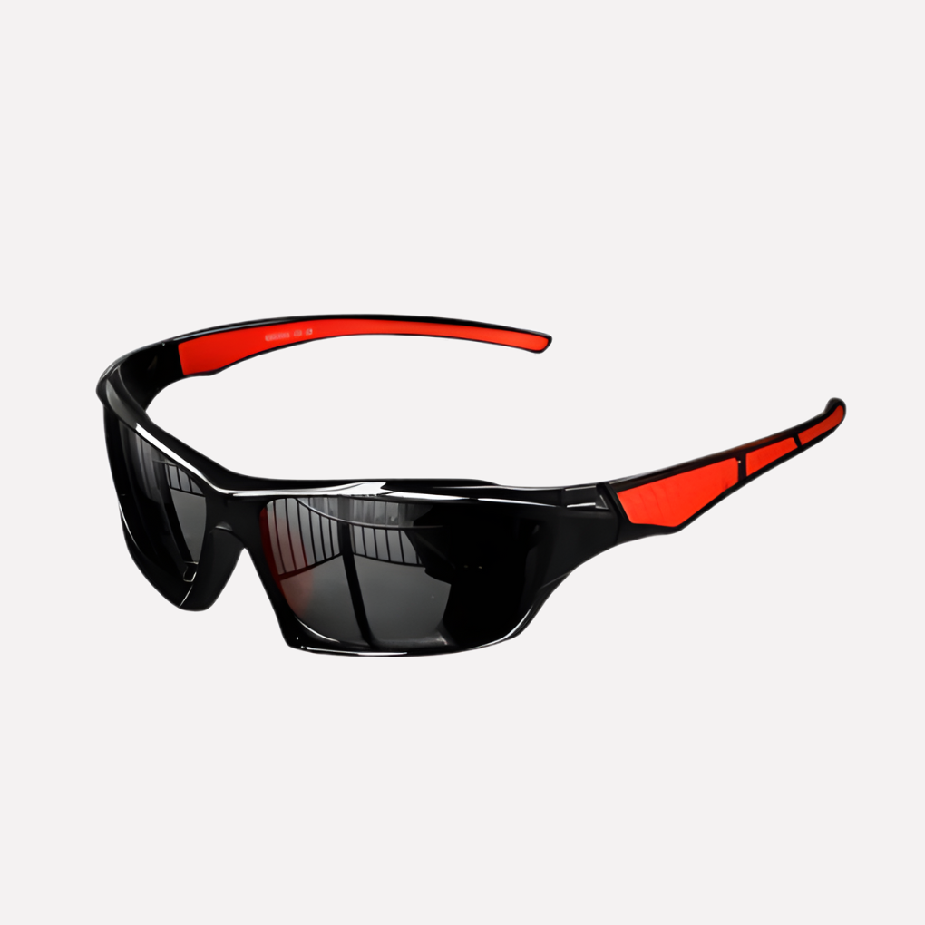 Lightweight unisex polarized sunglasses with UV400 protection. Perfect sport eyewear for active outdoor use.