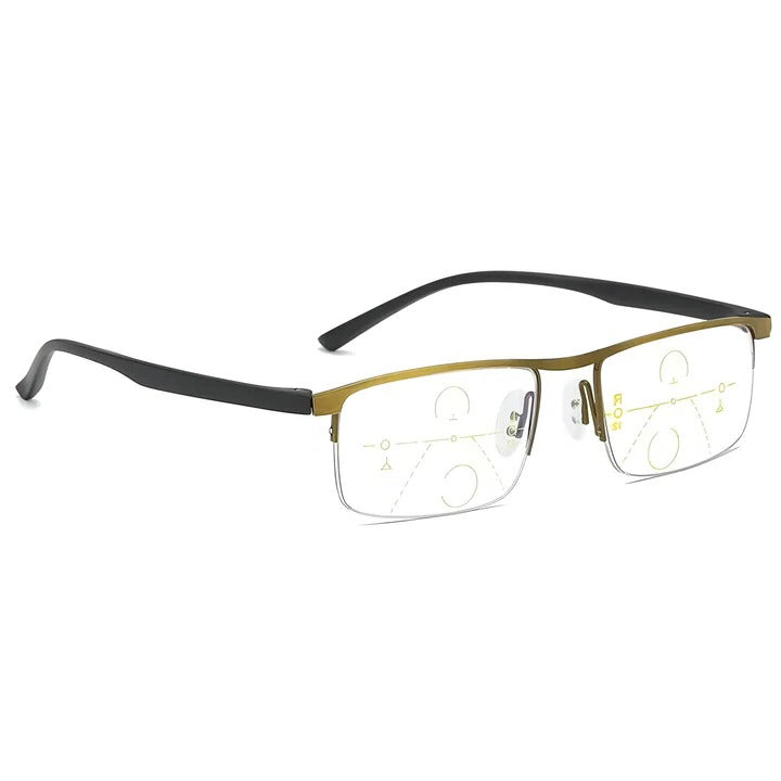 Smart progressive reading glasses, UV & blue light protection, for clear vision & comfort.