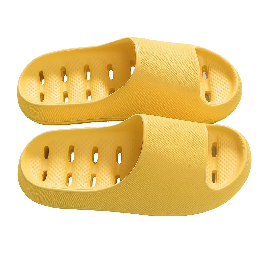 Unisex water shoes: quick-dry shower slippers with drainage holes, perfect for pool, gym, bathroom.