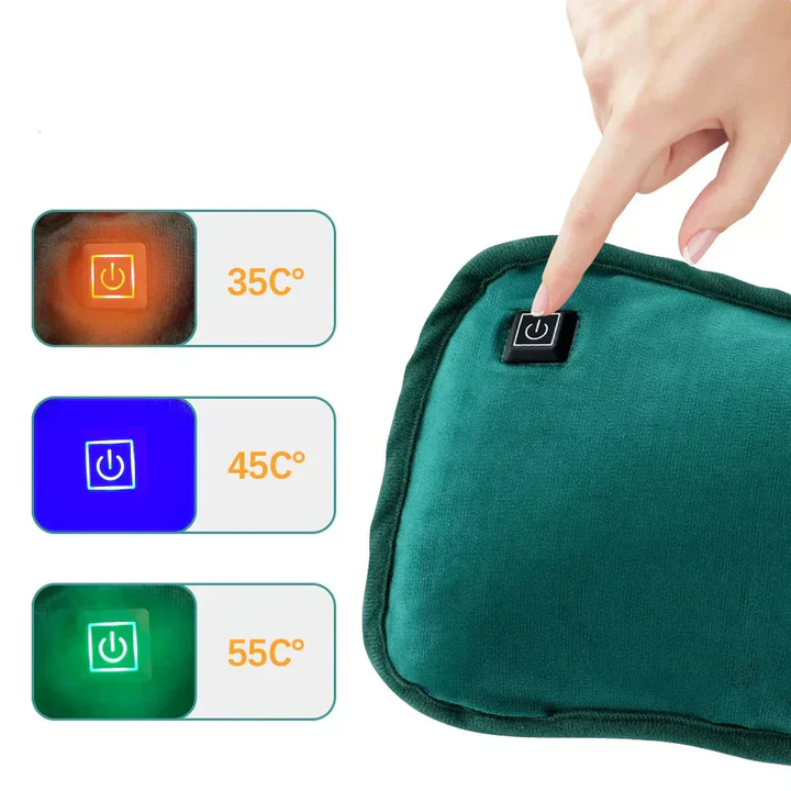 TavvitaImp008: Rechargeable heat pad, portable comfort for back, neck & period pain. USB charging.