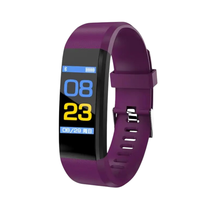 Multi-feature senior smartwatch: heart rate, steps, sleep monitor & waterproof. All-in-one health & fitness solution.