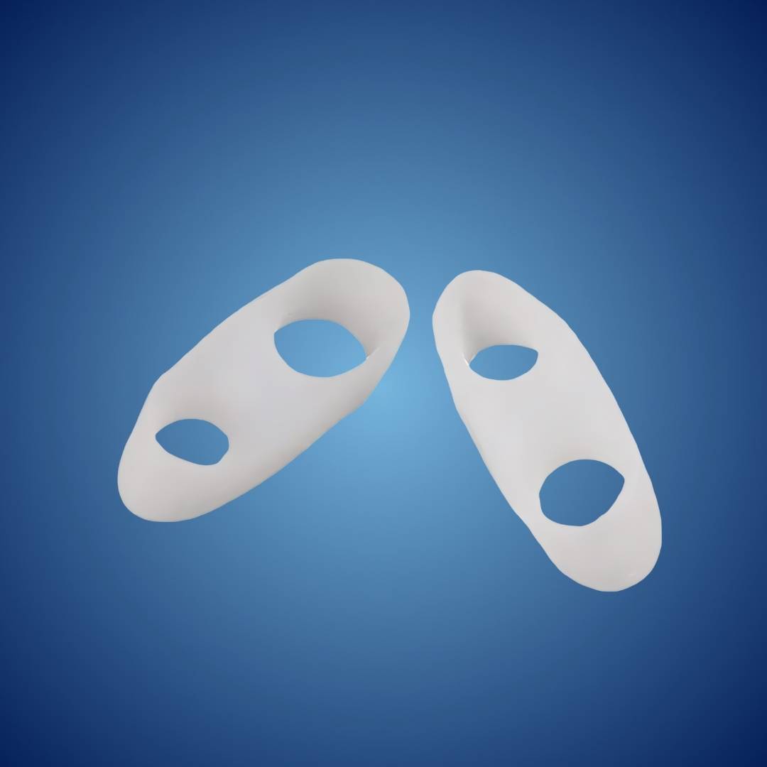 Orthopedic toe separators providing pain relief & alignment for bunions & hammertoes. Unisex foot comfort.