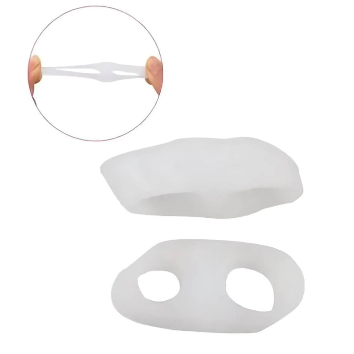 Comfortable unisex orthopedic toe spacers, ideal for daily bunion and hammertoe pain relief and alignment.