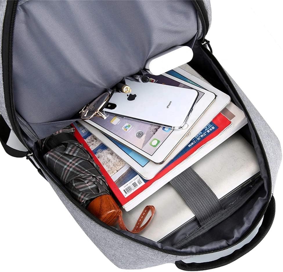 Stay charged & dry with this slim waterproof laptop backpack, unisex design & integrated USB port.