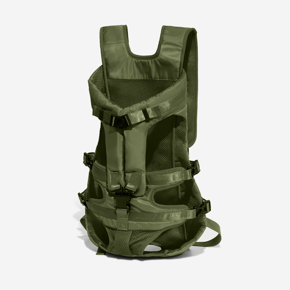 Breathable small dog backpack carrier for hands-free pet travel. Ideal for hiking & outdoor adventures with your dog.