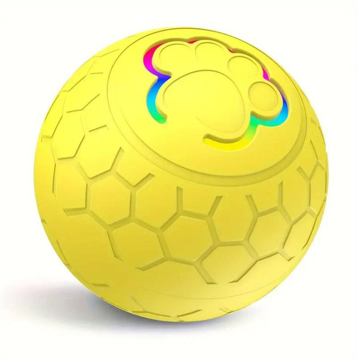 Waterproof & bite-resistant SmartBounce interactive dog toy ball for endless fun.