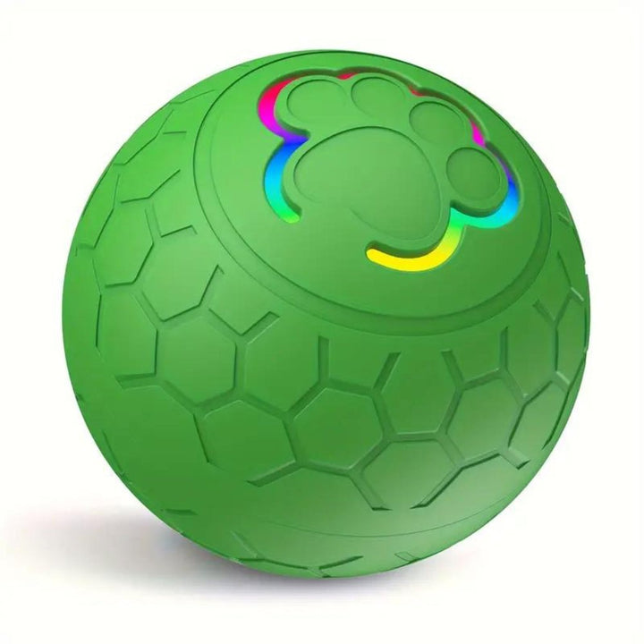 Interactive pet ball, SmartBounce technology for engaging play and mental stimulation.