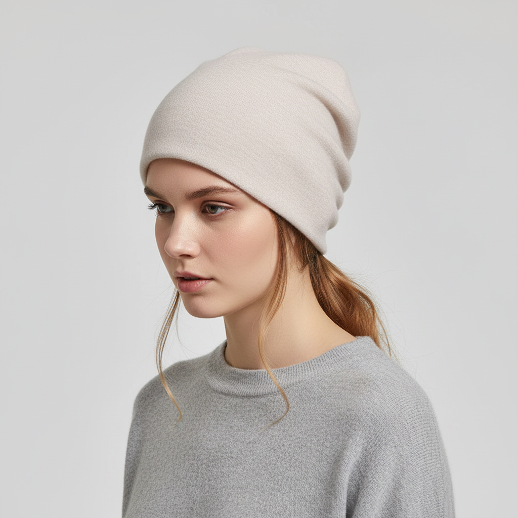 Luxurious soft slouchy beanie, one size, a comfortable and warm unisex winter hat.