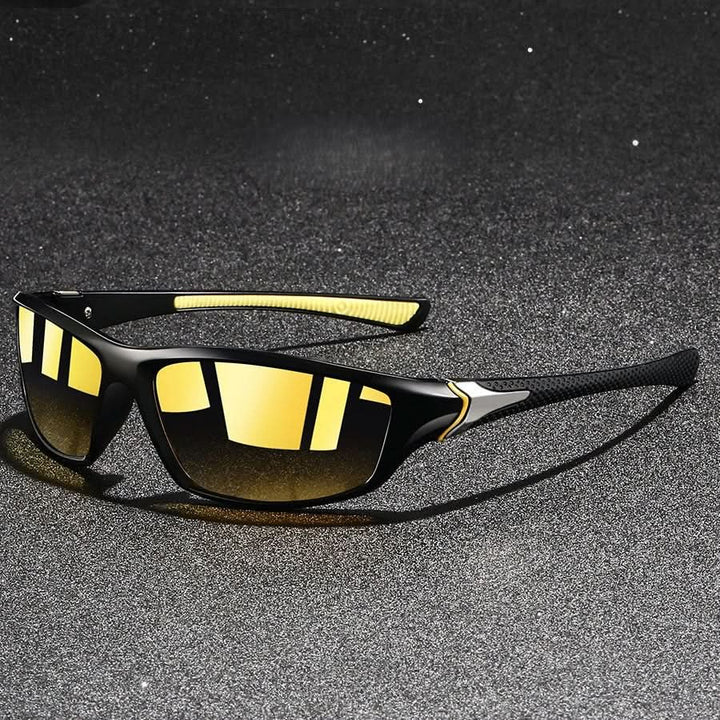 Unisex sports sunglasses, UV400 protection & polarized for glare reduction, perfect for any outdoor pursuit.