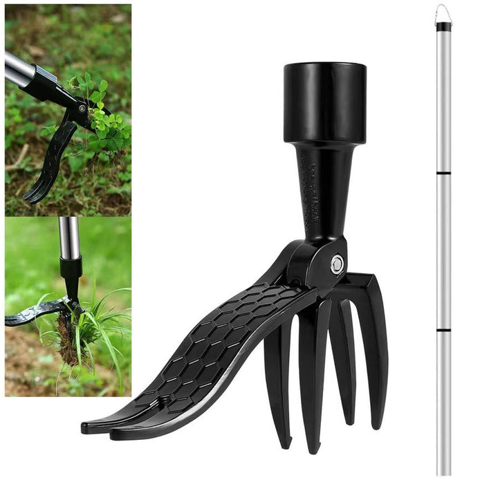 Versatile stand-up weed puller, a robust hand tool for all your gardening and outdoor lawn care needs.