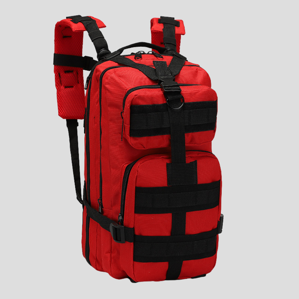 Versatile 7.9-gallon tactical daypack for men & women. Features MOLLE webbing, ideal for travel, hiking, & outdoor adventures.