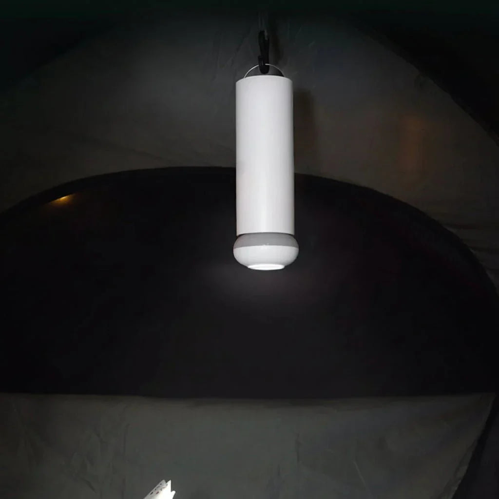 USB-C rechargeable camping light. Flexible, telescopic & magnetic, perfect portable outdoor lamp for travel.