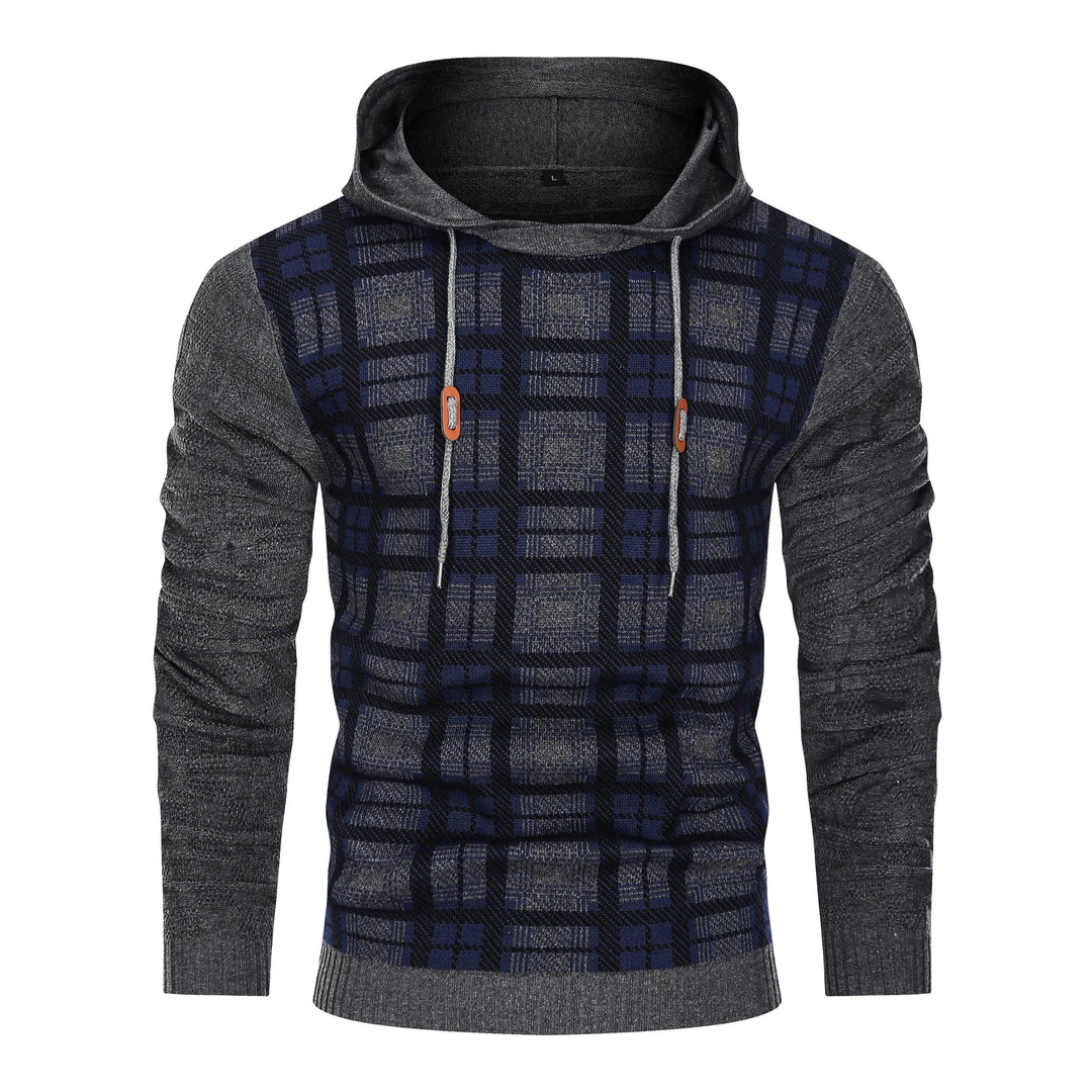 Close-up of the textured fabric on a unisex pullover hoodie, highlighting the soft cotton blend.