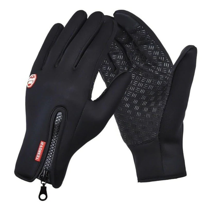 Versatile unisex outdoor thermal gloves, touchscreen friendly, perfect for cold weather activities.