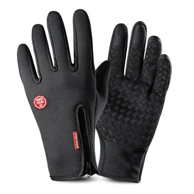 Essential thermal touchscreen winter gloves for cold, windproof, water resistant & anti-slip.