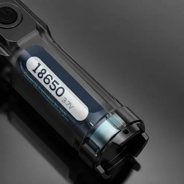 Unisex LED flashlight: ultra-bright, waterproof, rechargeable. Long-lasting & portable for all outdoor needs.